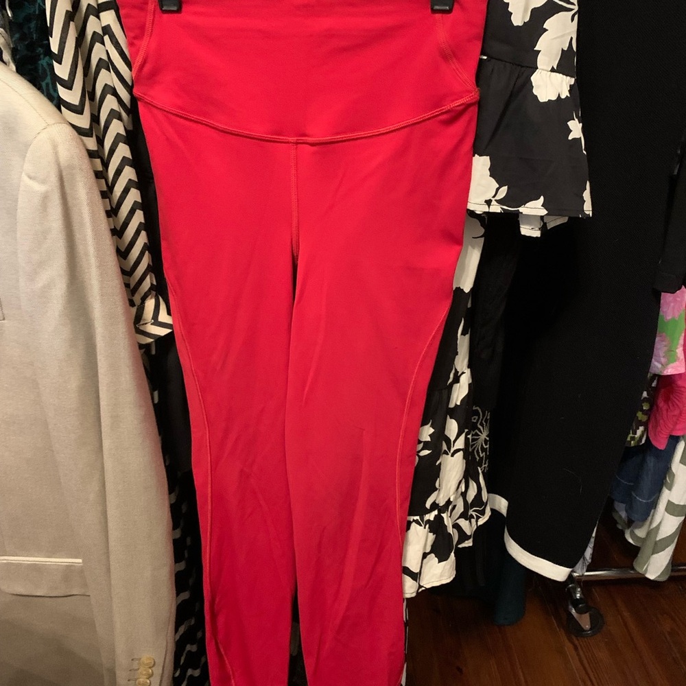 Lululemon Athletica Red Leggings